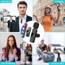 rhytech Wireless Collar Microphone for iPhone & Type-C Lapel Mic for Recording ,Vlogging Microphone image 3