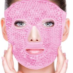 Cold Ice Face Mask Pack - Eye Cooling Gel Bead Mask for Puffy Eyes-image-60