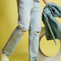 Bene Kleed Men Relaxed Fit Mildly Distressed Light Fade Cotton Jeans-image-70