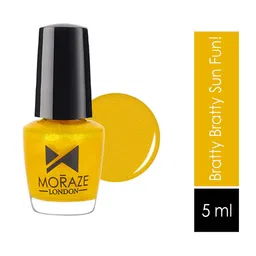 Moraze Women Gold Paint Your Own Rainbow Nail Polish - Bratty Bratty Sun Fun-43