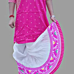 Chandra Jamdani Border Ready To wear Solid Men Dhoti-picture-28