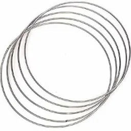 Macrame Metal Craft Ring Hoop- Dream Catcher, Wreath, Wall Hanging, DIY and Other Projects 6 pieces Size 8 inch-22