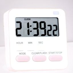 Digital White Clock-image-81