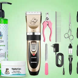 Dog, Cat, Hair Trimmer Kit, Neem,AloeVera, Shampoo (200ml),Paw Cream (50gm) 200 ml Pet Coat Cleanser-picture-24