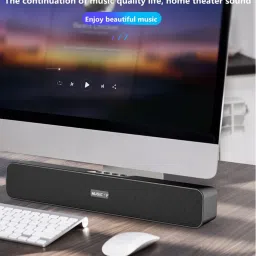 IMMUTABLE 14-inch Wireless Speaker Desktop Sound Box Speaker Support Memory Card, U Disk, AUX, BT Home Portable Speaker RT_ 464 20 W Bluetooth Soundbar image 3
