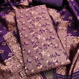 SHADOW & SAINING Floral Unstitched Dress Material-image-57