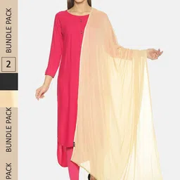 TWIN BIRDS Pack of 2 Light-Weight Dupatta-picture-37