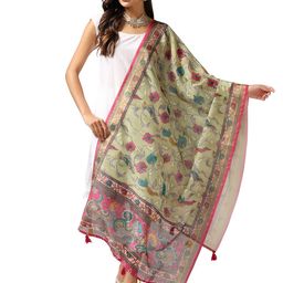 Kaizen TEXO FAB Kalamkari Printed Dupatta-54