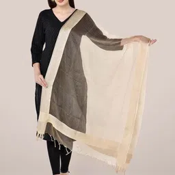 Dupatta Bazaar Solid Organza Dupatta-picture-52
