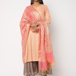 Ethnicity Women Woven Design Dupatta with Zari-34