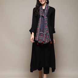 Biba Ethnic Motifs Printed Dupatta-12