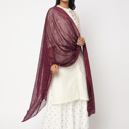 Ethnicity Women Printed & Seqinned Dupatta-picture-58