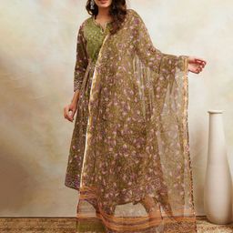 Tahiliya Ethnic Motifs Printed Cotton Dupatta-picture-9