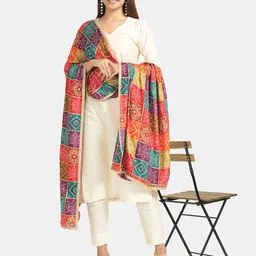 HELLA FASHIONS Printed Block Print Dupatta-58
