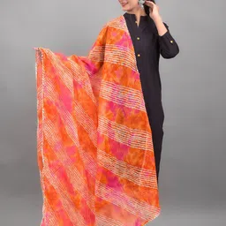 Apratim Leheriya Printed Dupatta-14