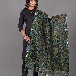 Apratim Printed Bandhani Dupatta with Gotta Patti-picture-14