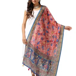 Kaizen TEXO FAB Kalamkari Printed Dupatta-19
