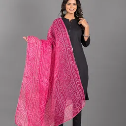 Apratim Printed Bandhani Gotta Patti Dupatta-35