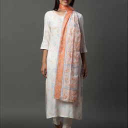 AURELIA Floral Printed Dupatta-66