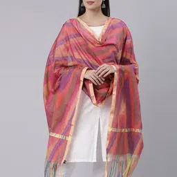 Souchii Woven Design Ikat Dupatta-picture-53
