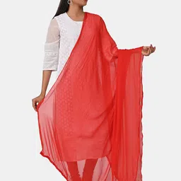 HELLA FASHIONS Solid Silk Dupatta-picture-47