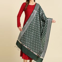 Dupatta Bazaar Ethnic Motifs Woven Design Dupatta-16