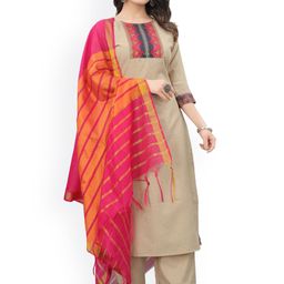 FASHIRE Women Regular Kurta with Palazzos & With Dupatta-picture-21