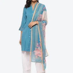 Biba Women Pleated Kurta & Salwar & With Dupatta-image-65