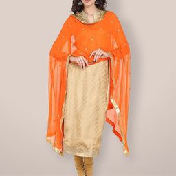 Dupatta Bazaar  Ethnic Motifs Embroidered Dupatta-image-41