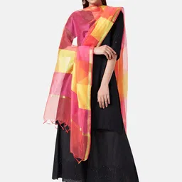 RANGMANCH BY PANTALOONS Striped Cotton Dupatta-44