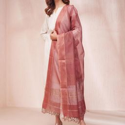 Fabindia Woven Designed Dupatta-picture-44