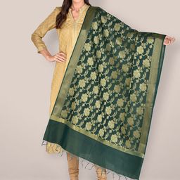 Dupatta Bazaar Ethnic Motifs Woven Design Dupatta with Zari-4