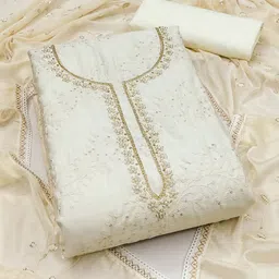 KALINI Embroidered Unstitched Dress Material-picture-27
