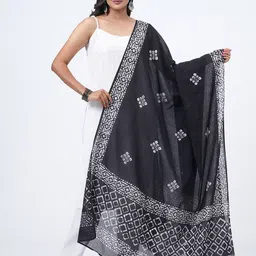 HELLA FASHIONS Bandhani Printed Cotton Dupatta image 4