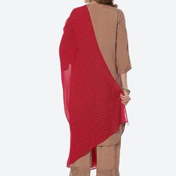Rangriti Fuchsia Printed Dupatta image 2