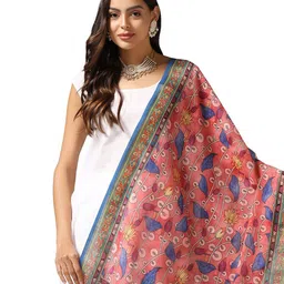 Kaizen TEXO FAB Kalamkari Printed Dupatta image 2
