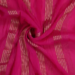 Alakh Creation Striped Chiffon Woven Design Zari Dupatta image 2