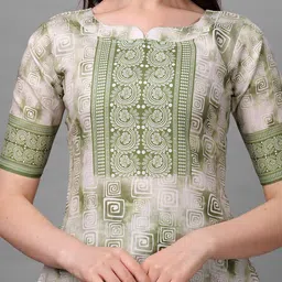 HETVI CREATION Printed Regular Kurta With Trousers & Dupatta image 2