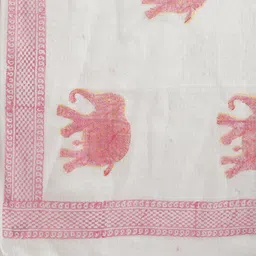LOOM LEGACY Ethnic Motifs Printed Dupatta With Tasselled Border image 2