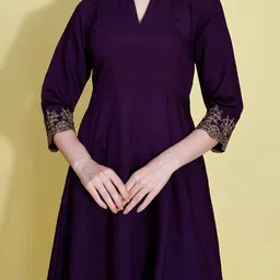 KALINI Anarkali Kurta with Palazzos & With Dupatta image 2