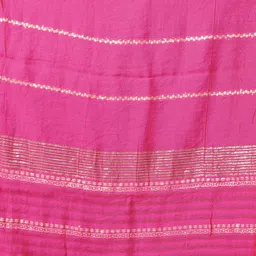 TWINS LADY Floral Yoke Design Regular Mirror Work Kurta with Trousers & With Dupatta image 3