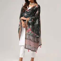 Kaizen TEXO FAB Printed Linen Dupatta image 2