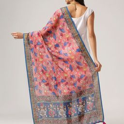 Kaizen TEXO FAB Kalamkari Printed Dupatta image 4