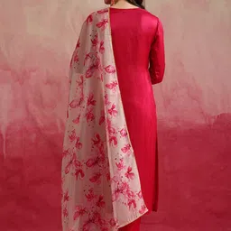 Khushal K Regular Kurta with Palazzos & With Dupatta image 5