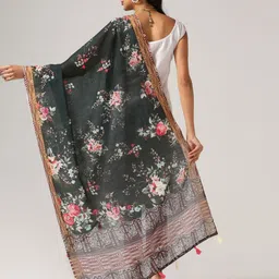 Kaizen TEXO FAB Printed Linen Dupatta image 5