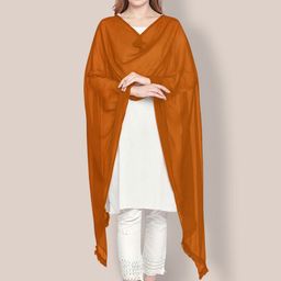 Dupatta Bazaar Chiffon Dupatta With Fringed Border image 3