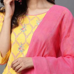 AURELIA Fringed border Dupatta image 5