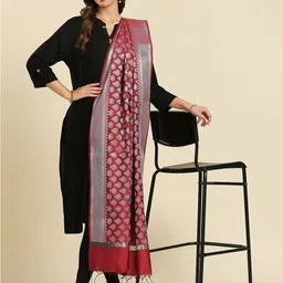 Dupatta Bazaar Ethnic Motifs Woven Design Dupatta image 5