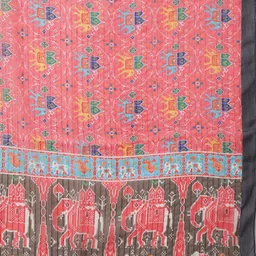 LOOM LEGACY Ethnic Motifs Printed Sequinned Georgette Dupatta image 5
