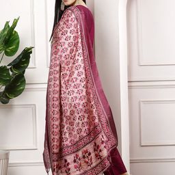 Nayam By Lakshita Mukaish Straight Kurta with Palazzos & With Dupatta image 5